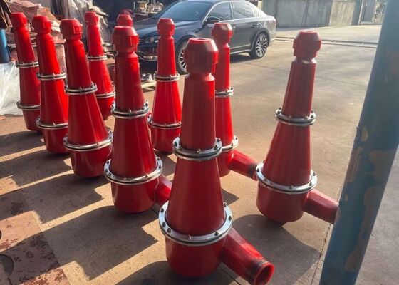 耐久性の高い銅採掘のための高い耐摩耗性 PU 裏地付きハイドロサイクロン