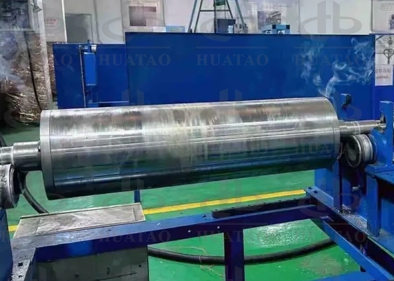 反変形安全な特別な紙および PTFE フィルター作成のための誘導加熱ローラーを構築します。