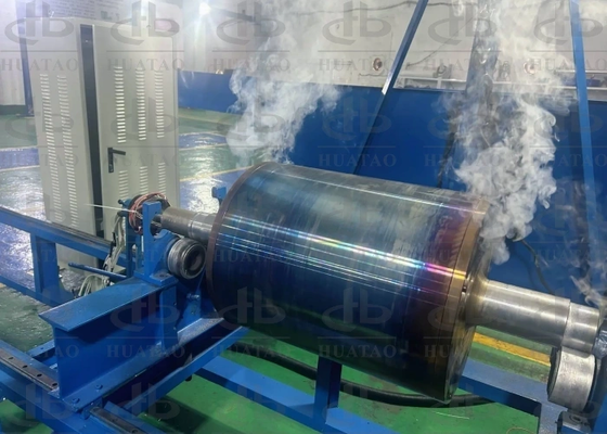 不織布生産および PTFE カレンダー加工用の厚い断熱材温度ロック誘導加熱ローラー