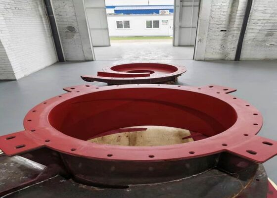 鉱業用耐摩耗保護のための80ショアA硬度と液相処理を備えたボルト固定天然ゴムウェアライナー